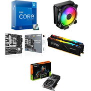 5060 8GB + KIT i7 12700KF 🤩 Asus Prime B760M-A D4-CSM - 16GB - DISIPADOR ✅PC COMPLETA KIT AMD - Img 53923645