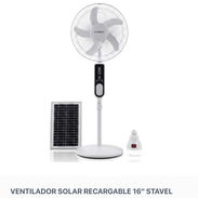 VENTILADOR SOLAR RECARGABLE 16'' STAVEL - Img 55812669