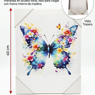 Cuadros de lienzo traen los enganches para colgarlo en pared en 3500 cup Verticales: 40 cm de alto x 30 cm de ancho - Img 125322124