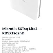 Mikrotik SXTsq Lite2 y otros modelos disponibles - Img 56093565