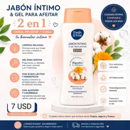 Jabón Íntimo + Gel para Afeitar 2 en 1 Fresh & Free, con ácido láctico, prebióticos, algodón y caléndula. - Img 57365103