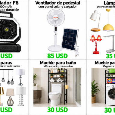 ✅De todo.Los mejores precios y calidad.Cocina,fogón,lámpara,vaporera,olla,procesador,hervidor,plancha,máquina - 9/10