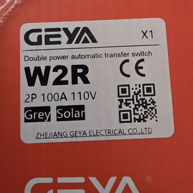 Transfer Automático Geya de 2 polos, 100 amperes - Img 118235062