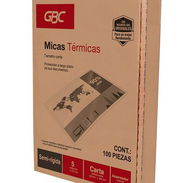 🔸 Micas para plasticar GBC Paquete 100 bolsas 🔹 Semirígida 💲 45 usd - Img 54456427