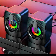 Bocinas USB RGB Nuevas en Caja /Sonido Estereo 6w D Salida /Fiesta D Colores - Img 45600965