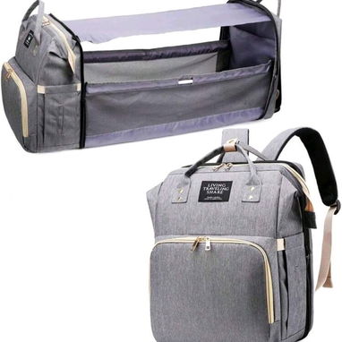 Mochilas pañaleras 43 USD Incluye colchoncito fino para cuando se abre el cambiador y varillas para que quede fijo - 5/10