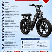 Bicicleta eléctrica r7 fat tire 750w - Img 56265886
