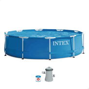 🏊‍♀️🤽‍♀️Piscina Intex Metal Set con Bomba y Forro 3.05m x 76cm 🤽‍♀️🏊‍♀️ - Img 45510721