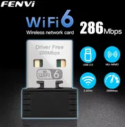 Adaptador Wifi USB NUEVO Antena Wifi 6 Receptor Dual Band 2.4GHz/5GHz Tarjeta Modem Memoria CALIDAD Red - Img 49455300