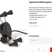 Soportes de teléfono para motos//Cargadores de teléfonos para motos//Nuevos - Img 50963012