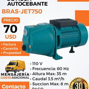 Bomba de agua Autocebante BRAS Jet 750 de 1Hp - Img 55787542