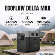 💥Estaciones Ecoflow delta max💥5000w💥 📍Estamos en Cerro 20 de mayo📍 - Img 54806866