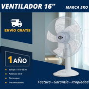 Ventilador de mesa marca EKO. 1 año de Garantía. Domicilio incluido. - Img 57862307