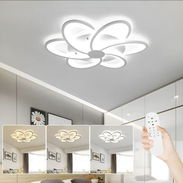 Lamparas bellas, varios tonos de luz. Con forma de flor y de anillos. Varios modelos - Img 55744984