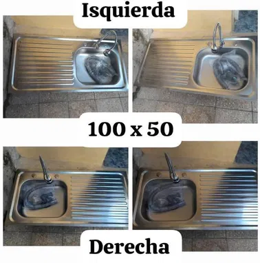 Fregadero con grifo - Img 98559204