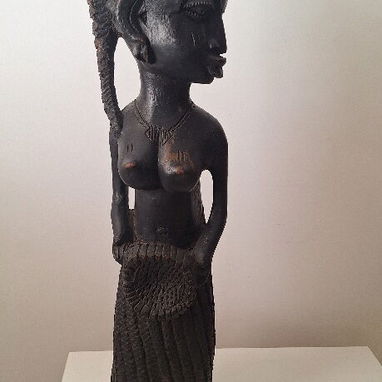 Estatua africana de madera de 67 cm. - 5/5