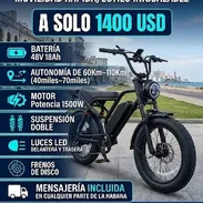 🔥 ¡SUPER MOTO ELÉCTRICA ESTILO FAT BIKE - A ESTRENAR! 🔥 - Img 57025782