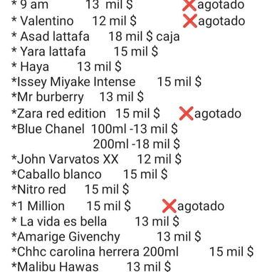 PERFUMES AAA copias mexicanas - 2/10