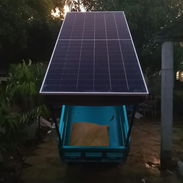 Triciclo Porto bello con panel solar y extensor , baterías 72v89amp Nuevo es 0km - Img 57653555