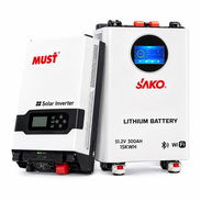 COMBO Inversor Must de 6kwh 110v y 220v + Batería Sako de 15kwh - Img 58038660