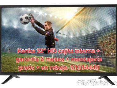 Tv Konka 32" HD híbrido (con cajita) nuevo enncaja + 6 meses garantía + transporte - Img main-image-45716729