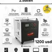 Todo en uno Must potencia de 2000w con batería de 2.56kwh, laisla 💯 - Img 58361564