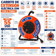 Carrete de extensión eléctrica - Img 58233471
