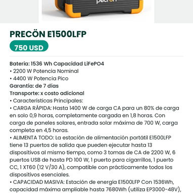 Batería y Estaciones de Energía - 10/10
