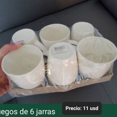 Juegos de tazas y jarras para café, varios modelos. - 8/9