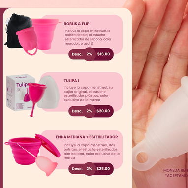 Copa menstrual Disco menstrual Vaso esterilizador - Img 115798106