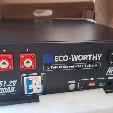 Inversor Eco Worthy 6kw, Split phase, pico de 12kw con respaldo 10 kw, 2 baterías Eco Worthy 51.2v 100ah cubix100, nuevo - 3/6