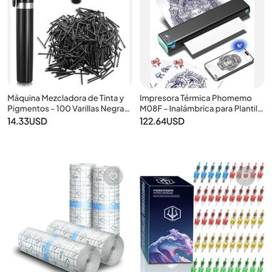 Materiales e instrumentos para Tatuadores - 2/3