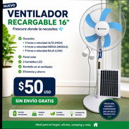 Ventilador recargable 16" - Img 55469486