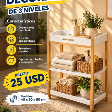 Estante decorativo ✨ Tipo A | Rectangular ✨ - 2/3