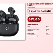 Auriculares Inalámbricos con ANC 1HORA AUT211 . - Img 57209780