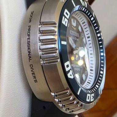 BN1025-08L el sustituto del eco zilla citizen eco drive promaster 300 metros, cristal zafiro,  válvula de helio, - 3/4