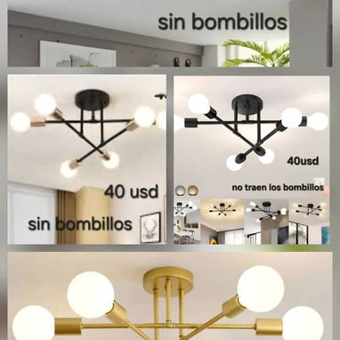 Lámparas decorativas  NO INCLUYE BOMBILLAS - 4/8