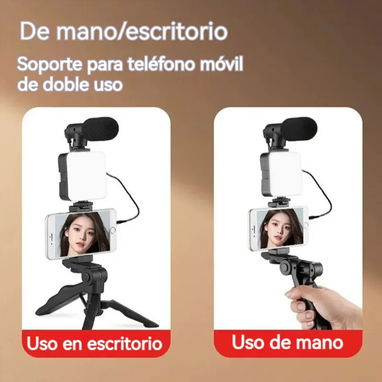 Soporte uso con celulares y cámaras/trípode y manguito - Img 110895994