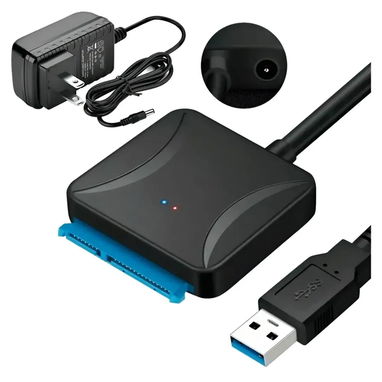 Adaptador zata a USB 3.0 con alimentación para discos grandes de PC - Img 121653541
