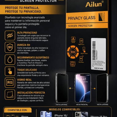 Cover Mgsafe y mica para iPhone 16/15 y 15 pro - 2/2