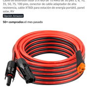 Cable Fotovoltaico Adaptador de (MC4 a XT60i) de 10m  Codigo:P0036-AV002 - Img 56911264
