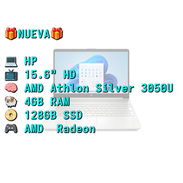LAPTOP 🎁NUEVA🎁📦CAJA, HP (15-ef1072wm), 15.6" HD, AMD Athlon Silver 3050U, 4GB RAM, Radeon, 128GB SSD, 8Horas - Img 56616255