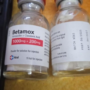 Tramadol blister x10tb de 100 mg , Clindamicina ampulas ,Amoxicilina con Acido clavulanico, Meropem - 3/5