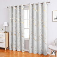 Juego de 2 Cortinas Blackout  Gris - Img 57700252