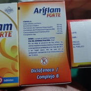 Diclofenaco con vitaminas B1,B6,B12, Ariflan frasco con 30 tabletas. - Img 45316503