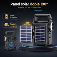 🎶 BOCINAS BLUETOOTH 3” CON LINTERNA, CORREA Y PANEL SOLAR 🔊 - Img 57244347