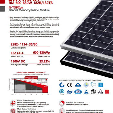 ⚡ PANELES SOLARES SKYMAX 600-630W N-TOPCon ⚡ - 2/3