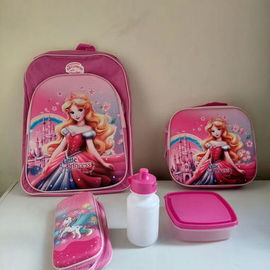 Mochilas 3D con merendero térmico, cartuchera, pomo y pozuelo - 6/9
