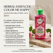 $800 — Shampoo Herbal Essences para cabello teñido 346 mL. - Img 58191537