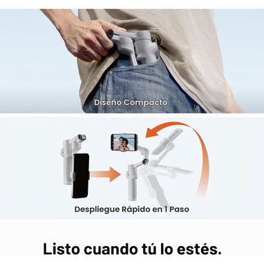 INSTA360 FLOW 2 PRO CREATOR BUNDLE ORIGINAL | GIMBAL 3 EJES + SPOTLIGHT + MAGSAFE | NUEVO - 9/10